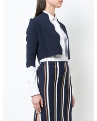 Темно-синее болеро от Lela Rose