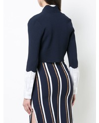 Темно-синее болеро от Lela Rose