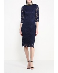 Темно-синее вечернее платье от Aurora Firenze