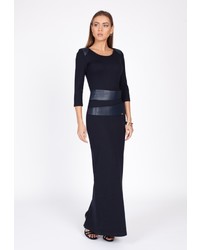 Темно-синее вечернее платье от Bezko