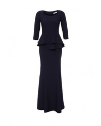 Темно-синее вечернее платье от Bezko