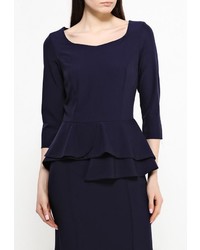 Темно-синее вечернее платье от Bezko