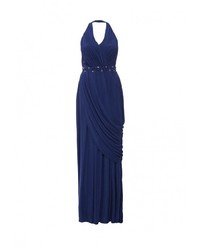 Темно-синее вечернее платье от City Goddess