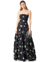 Темно-синее вечернее платье от Jill Stuart