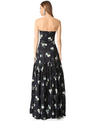 Темно-синее вечернее платье от Jill Stuart