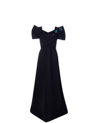 Темно-синее вечернее платье от DELPOZO