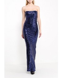 Темно-синее вечернее платье от Goddiva