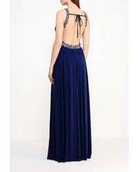 Темно-синее вечернее платье от Goddiva