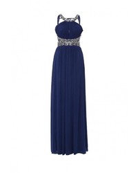 Темно-синее вечернее платье от Goddiva