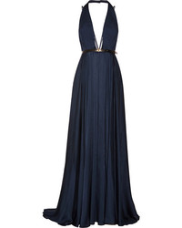 Темно-синее вечернее платье от Jason Wu