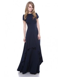 Темно-синее вечернее платье от Marichuell