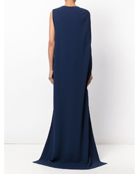 Темно-синее вечернее платье от Stella McCartney