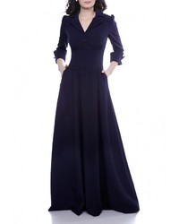 Темно-синее вечернее платье от Olivegrey