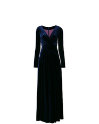 Темно-синее вечернее платье от Talbot Runhof