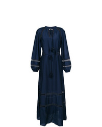 Темно-синее вечернее платье от Tory Burch