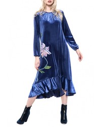 Темно-синее вечернее платье от Yukostyle