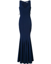 Темно-синее вечернее платье от Zac Posen