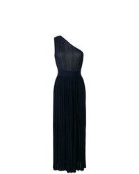 Темно-синее вязаное вечернее платье от Antonino Valenti