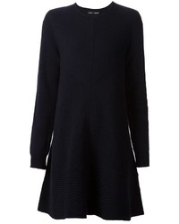 Темно-синее вязаное платье-свитер от Proenza Schouler