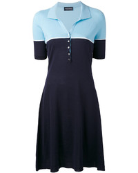 Темно-синее вязаное платье от John Smedley