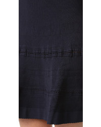 Темно-синее вязаное платье от Carven