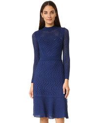 Темно-синее вязаное платье от M Missoni