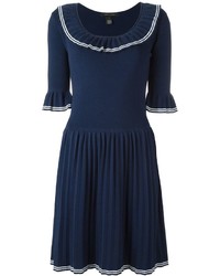 Темно-синее вязаное платье от Marc Jacobs