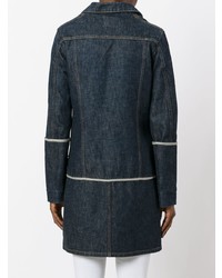 Женское темно-синее джинсовое пальто от Helmut Lang Vintage