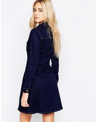 Темно-синее джинсовое платье от Oasis