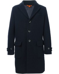 Темно-синее длинное пальто от Barena