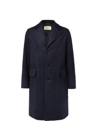 Темно-синее длинное пальто от Bellerose
