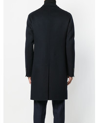 Темно-синее длинное пальто от Boglioli
