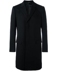 Темно-синее длинное пальто от Dolce & Gabbana