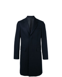 Темно-синее длинное пальто от E. Tautz