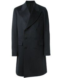 Темно-синее длинное пальто от E. Tautz