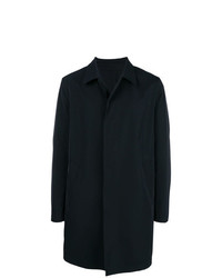Темно-синее длинное пальто от Ermenegildo Zegna
