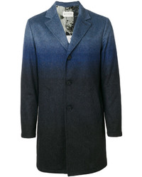 Темно-синее длинное пальто от Etro