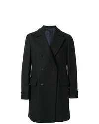 Темно-синее длинное пальто от Gabriele Pasini