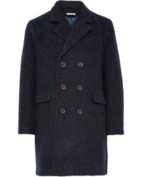 Темно-синее длинное пальто от Gant