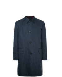 Темно-синее длинное пальто от Gieves & Hawkes