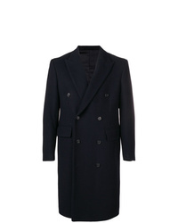 Темно-синее длинное пальто от Golden Goose Deluxe Brand