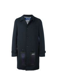 Темно-синее длинное пальто от Junya Watanabe MAN