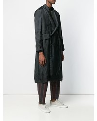 Темно-синее длинное пальто от Uma Wang