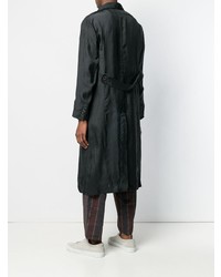 Темно-синее длинное пальто от Uma Wang