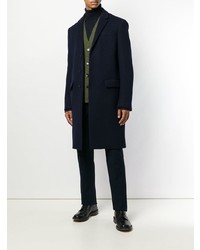 Темно-синее длинное пальто от Joseph