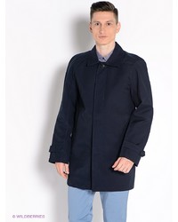 Темно-синее длинное пальто от MEXX
