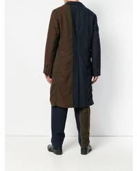 Темно-синее длинное пальто от Uma Wang