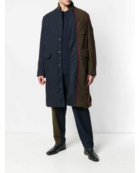 Темно-синее длинное пальто от Uma Wang