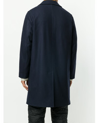 Темно-синее длинное пальто от Marni