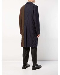 Темно-синее длинное пальто от Uma Wang